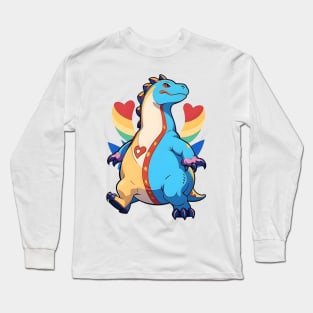 Fun Cartoon Dino 05 Long Sleeve T-Shirt